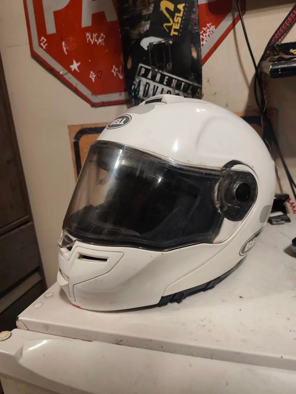 Capacete Bell Srt Modular Solid Gloss White