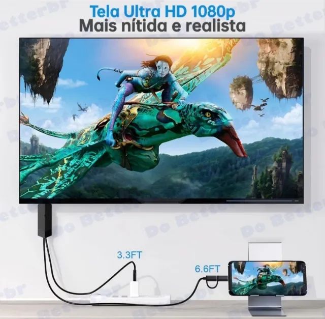 Monitor 19", Cabo LD39 para espelhamento e Adaptador 3 em 1 - Foto 2