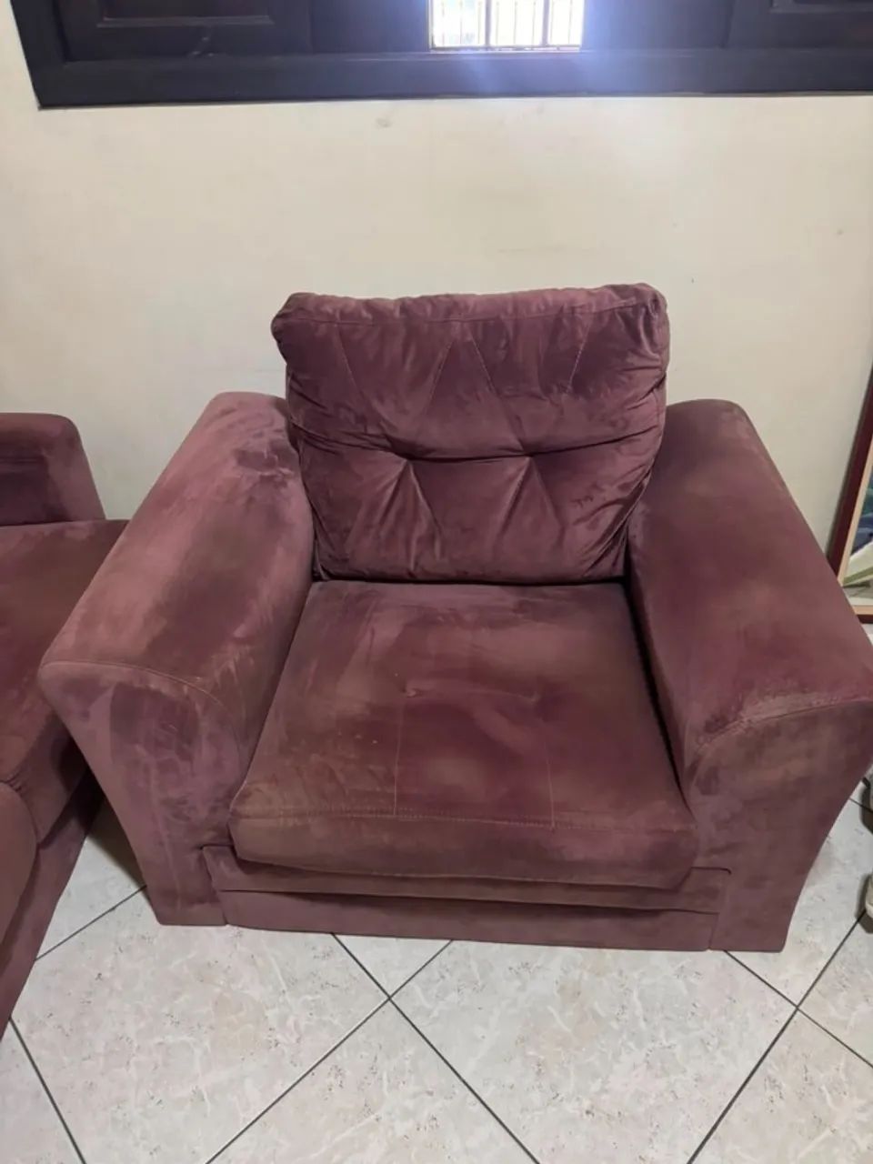 Sofa 3 + 1 lugares Suede - Foto 3
