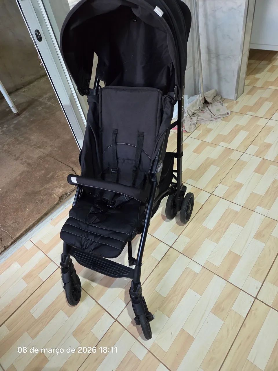 Carrinho De Bebê - Lite Way 4 - Jet Black - De 0 A 15 Kg  - Foto 4