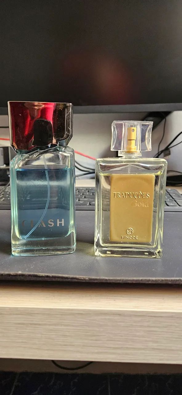 Perfume Clash Boticário e Brinde Traduções Gold
