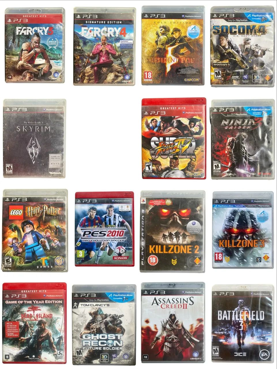 Jogos de Ps3 - Mídia Física