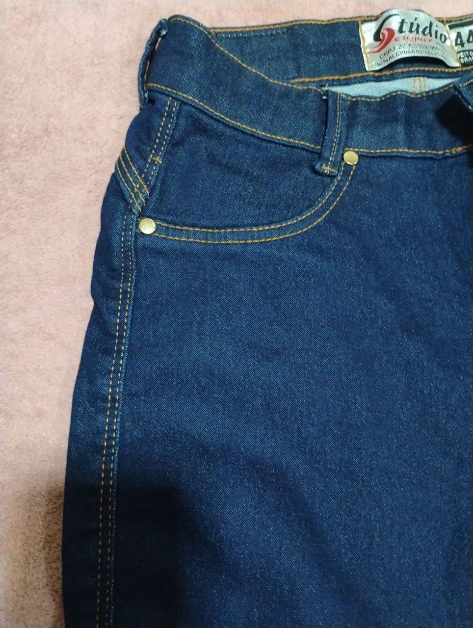 Calça jeans feminina 42 - Foto 3