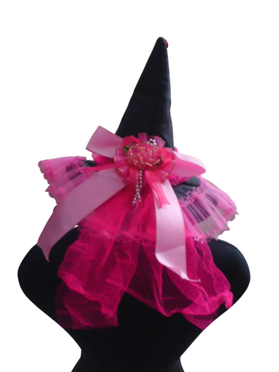 Enfeite Tiara com Chapéu de Bruxa - Foto 2