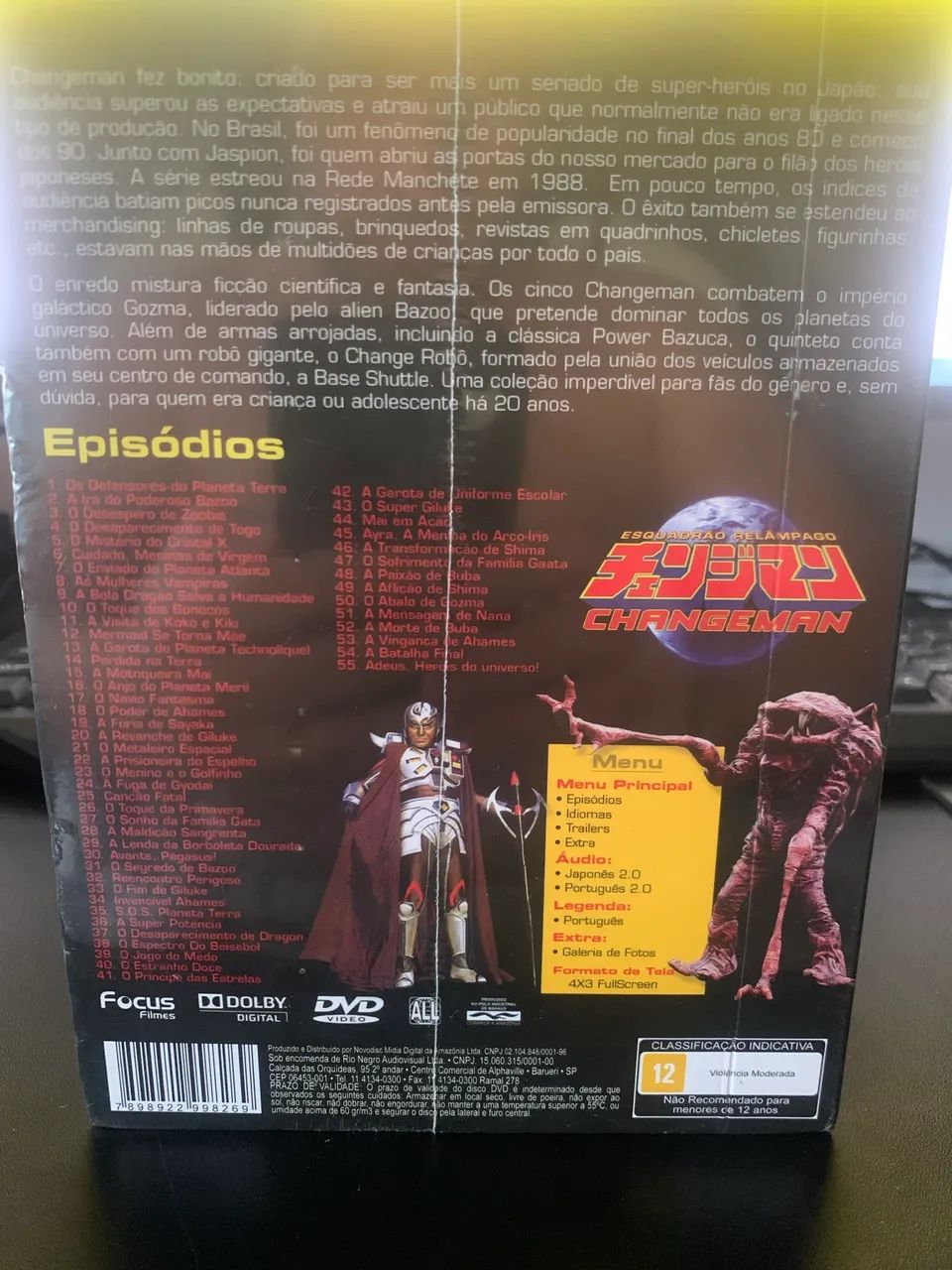 Changeman Box DVD completo e lacrado - Foto 2