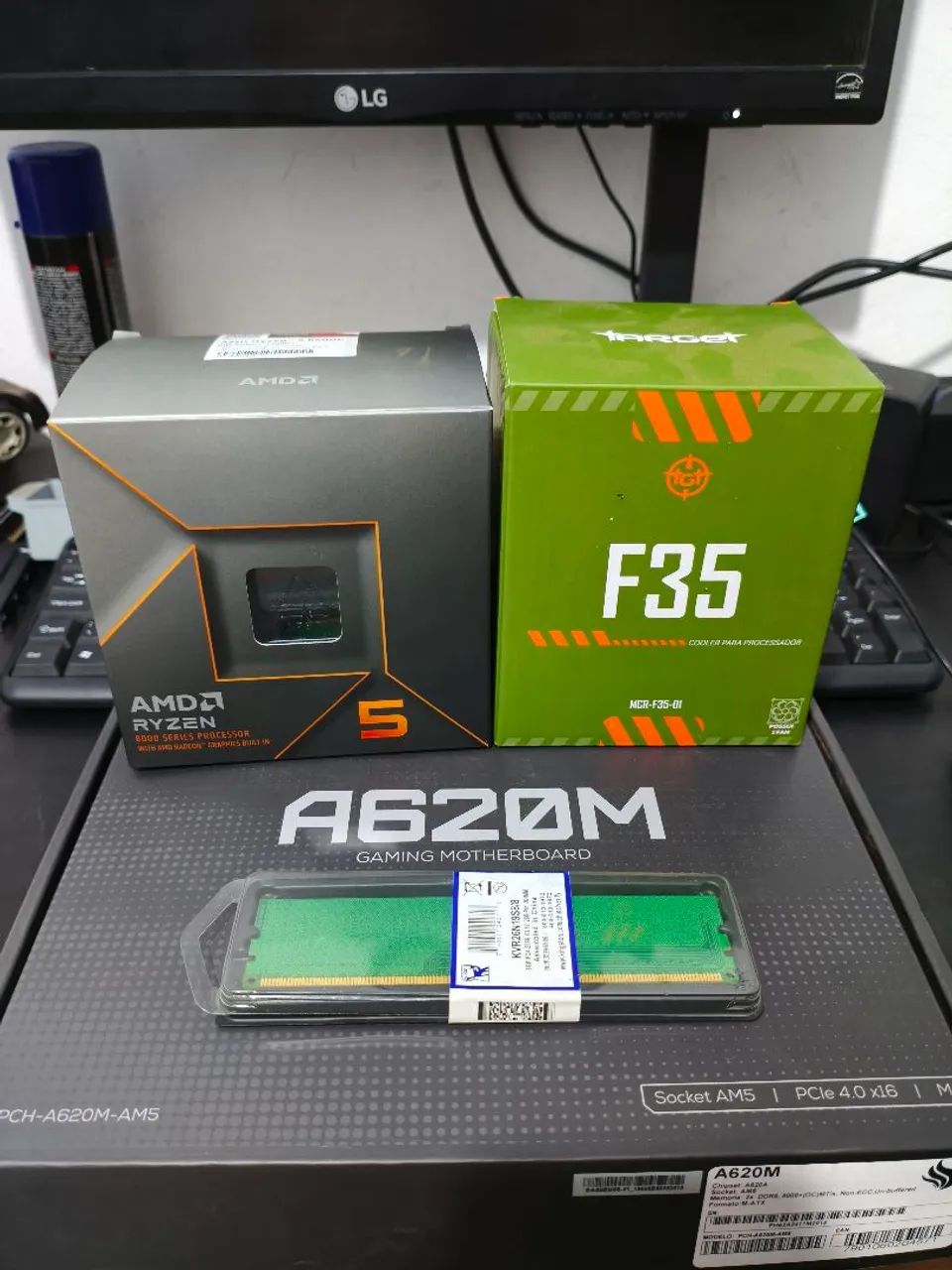 Kit ddr5 ryzen 5 8500g a620m 8gb 