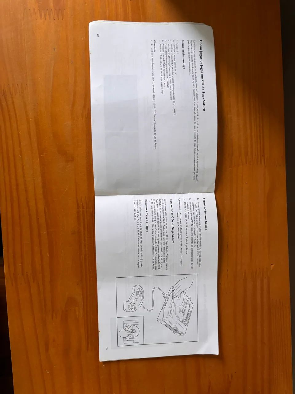 Manual Sega Saturno  - Foto 2