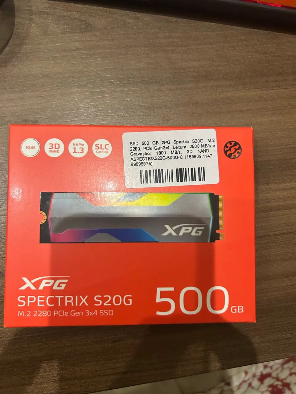 SSD NVMe 520gb RGB - Foto 2