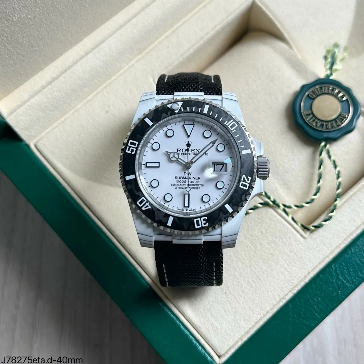 Relógio Rolex gmt master 2  Diw carbono etas/c - Foto 5