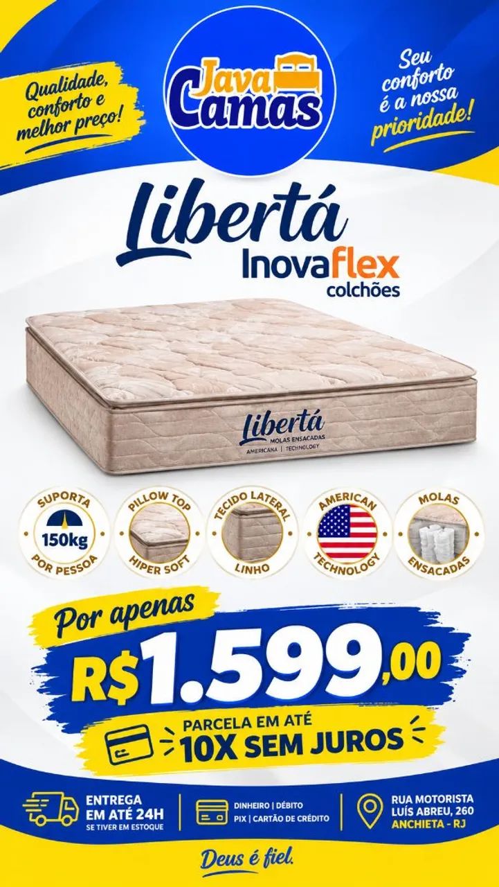 JAVA CAMAS E COLCHÕES 