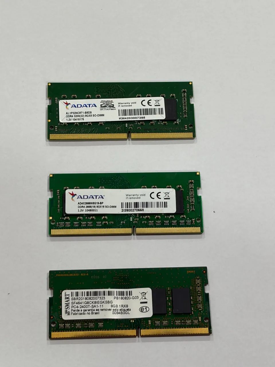 8GB Ram DDR4 Notebook (Diversas Frequências) 
