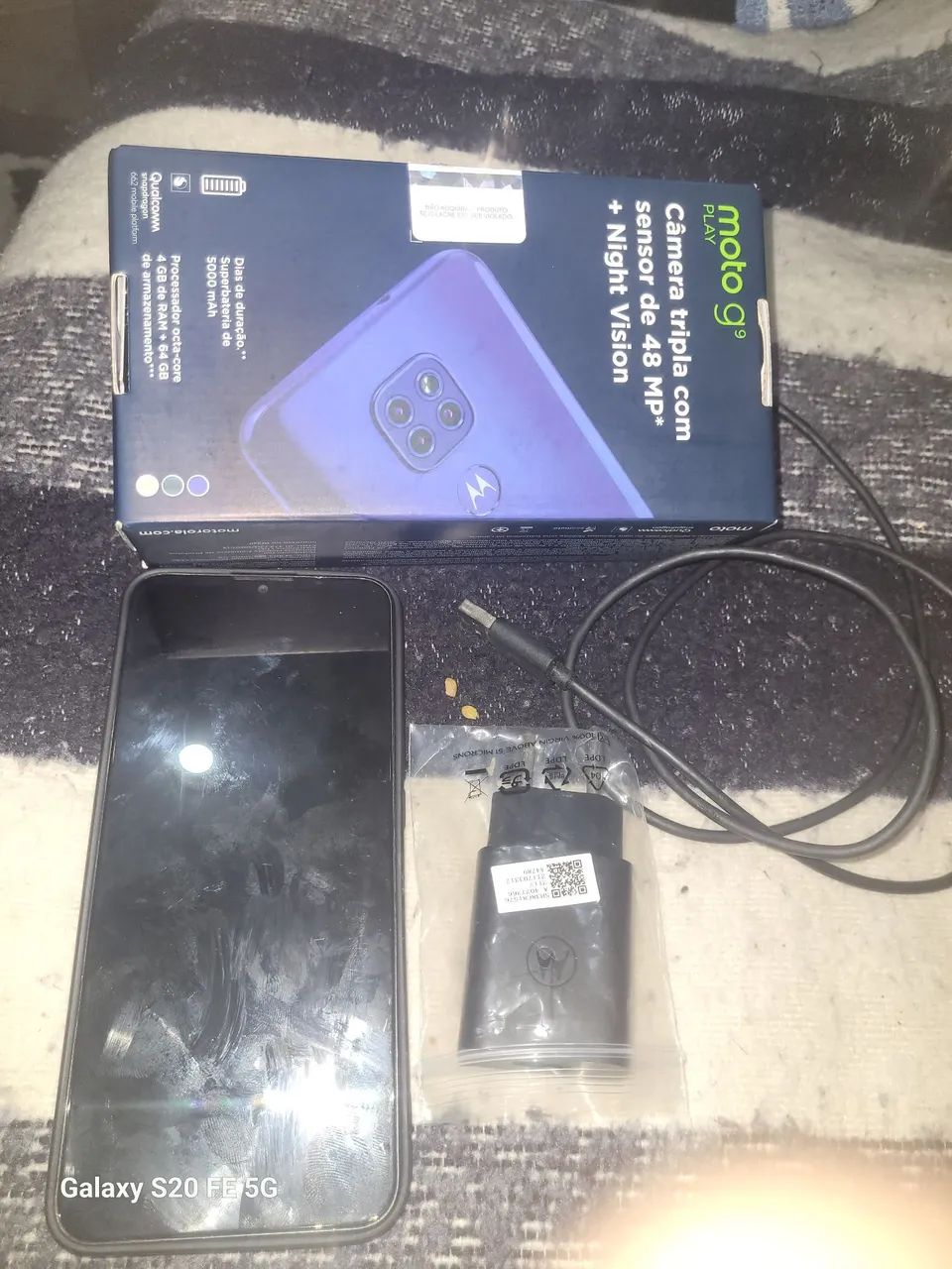 Moto g9 com câmera tripla sensor de 48 mp+nigt vision  - Foto 2