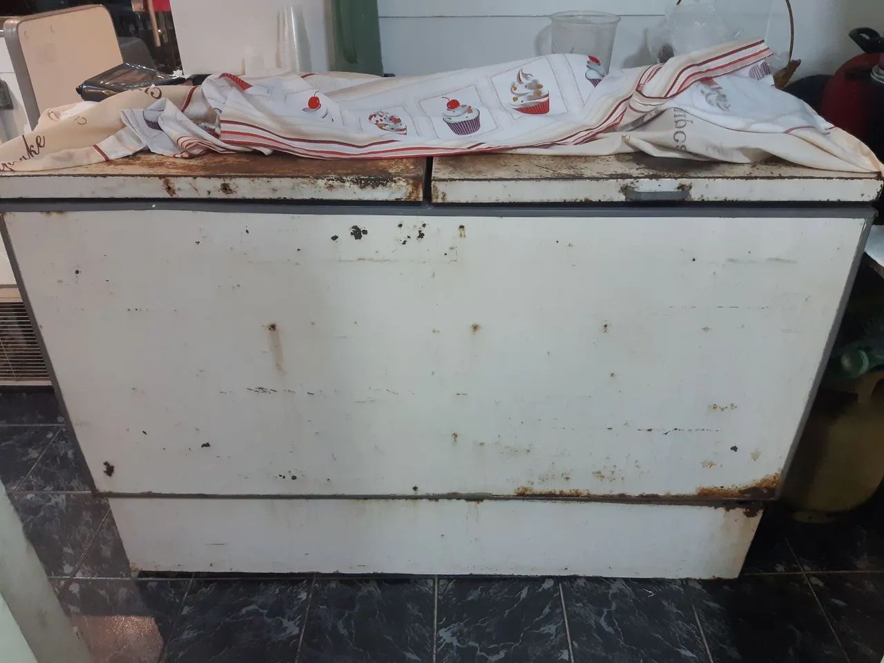 Freezer horizontal usado, duas portas. - Foto 2
