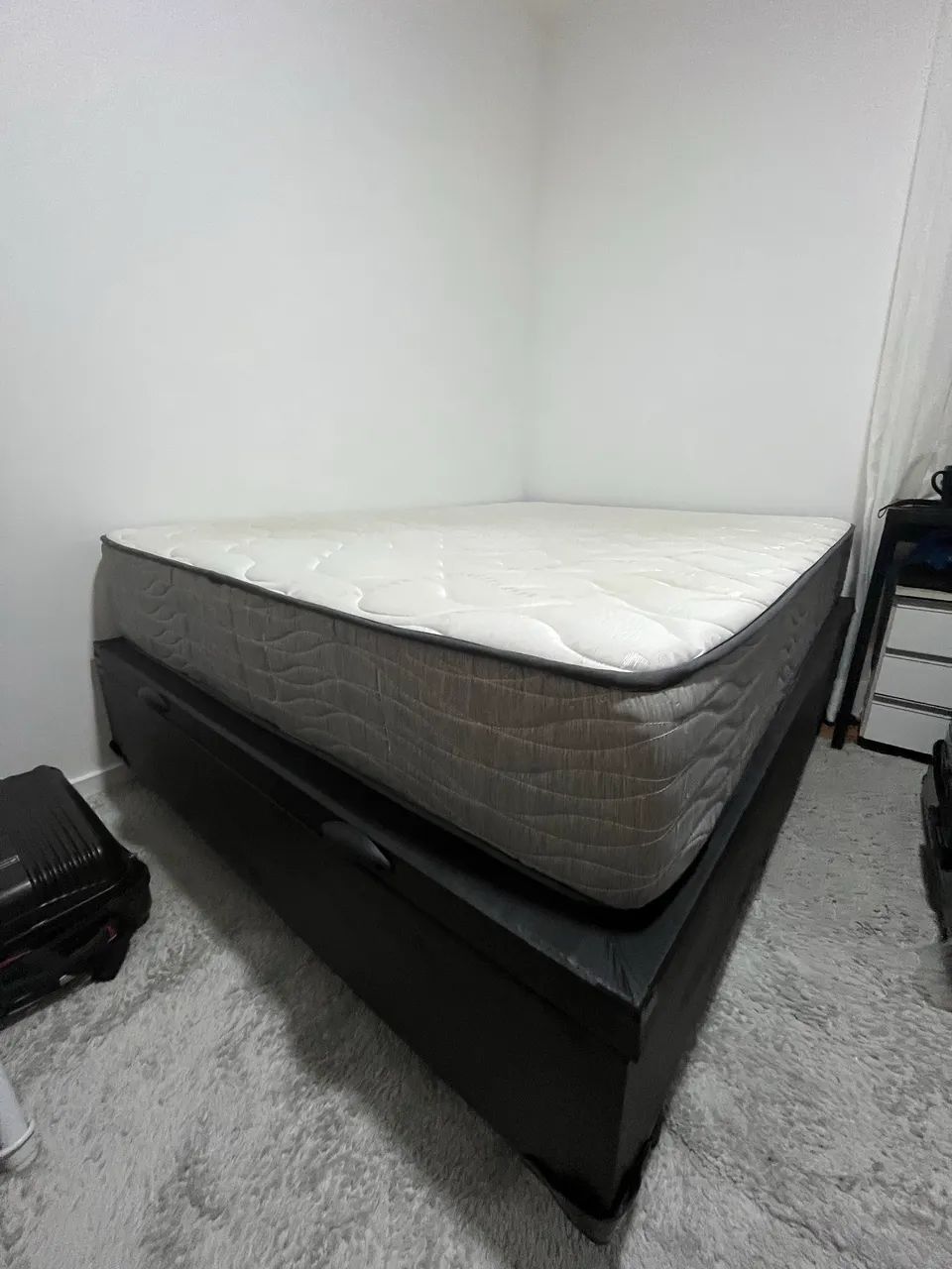 Cama baú de casal preta - Foto 3