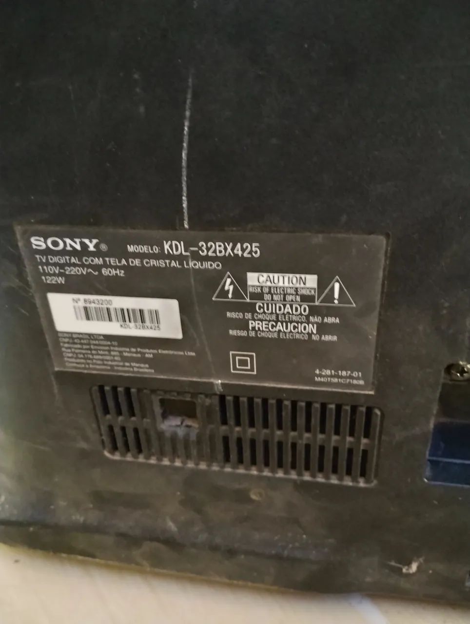 TV Sony Bravia 32