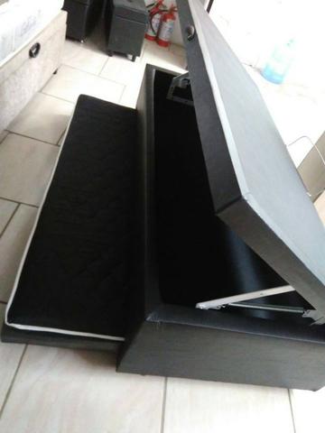 Box baú auxiliar solteiro 88x188 Ótima oportunidade Apenas 549,00!! - Foto 3