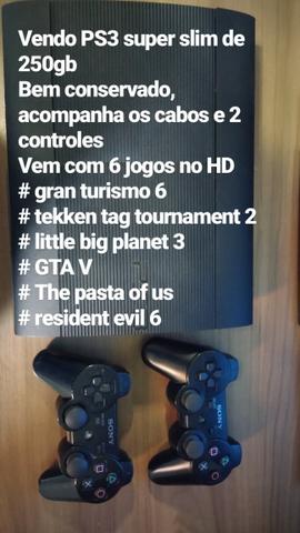 Vendo PS3 super slim 250gb