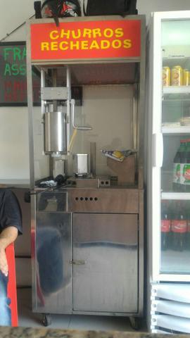 Carrinho de churros todo inox impecável