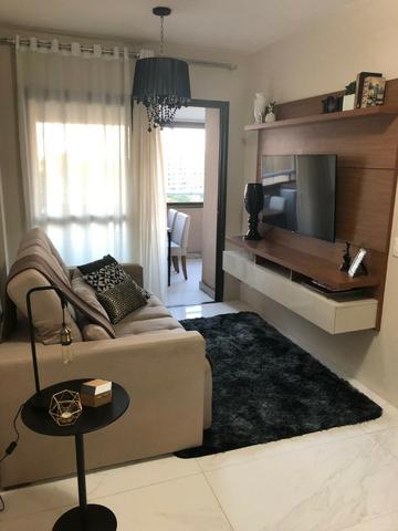 Apartamento Alphaville Cosmopolitan 1 suíte 52m² Nascente Finamente Decorado Vista Lagoa