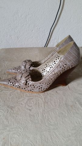 Sapato Lady Duttii Osso Estampado - Foto 5