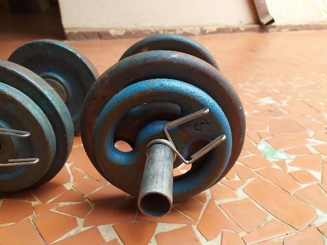 Halteres de 24kg usados. - Foto 3