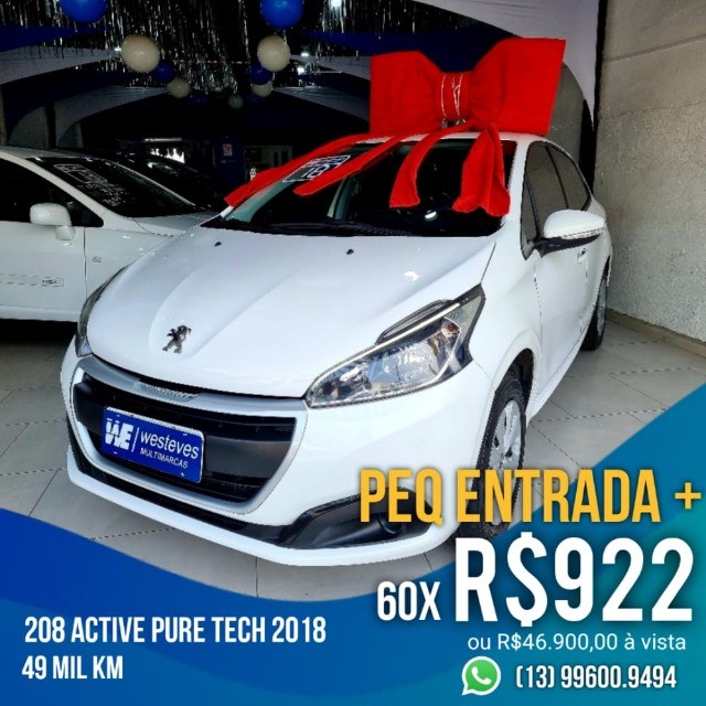 PEUGEOT 208 ACTIVE PURE TECH 2018 COMPLETO
