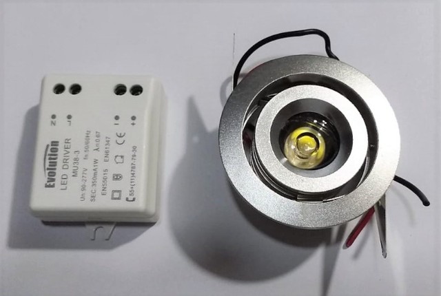 Spot de led 1W + Reator 
