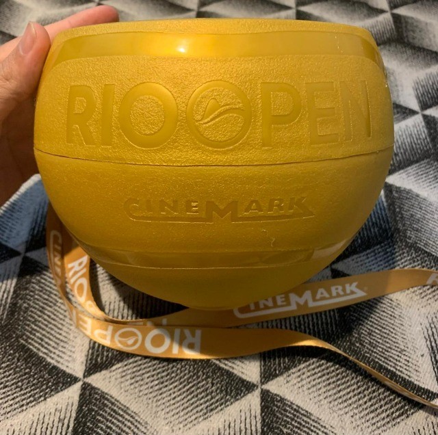 Balde De Pipoca Cinemark Rio Open 2020 Exclusivo Original