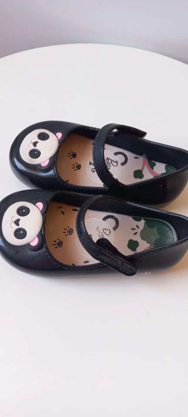Sapatilha N°20/21 Barbie Panda Preto - Foto 3