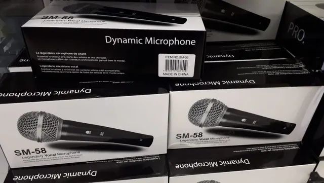 Promoção: 2 Microfone primeira Linha SM58 Excelente Qualidade, entregamos
