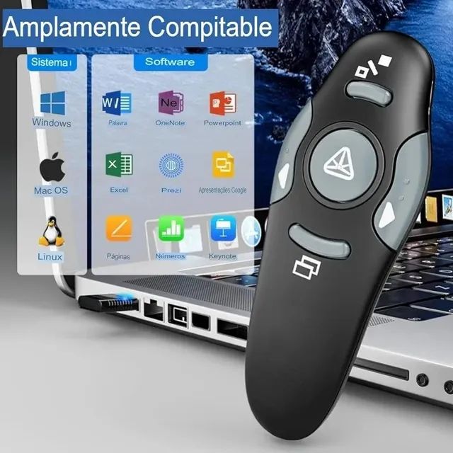Apresentador de slides com laser para Pc e Notebook  - Foto 5