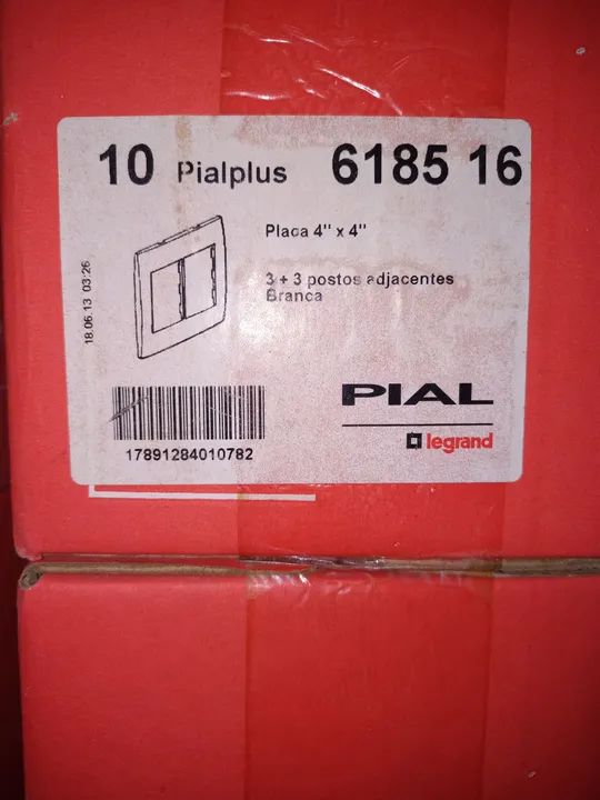 7 Caixas x 10 Placas Pial plus 618516 - 3+3 Postos - Foto 2