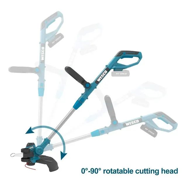 Aparador de Grama 18v Bateria Ws8164 Wesco - Foto 3