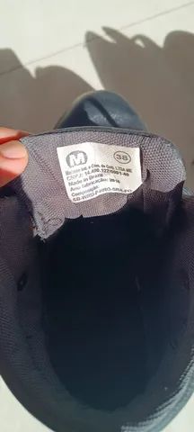 Bota Coturno Militar Couro Cano Curto