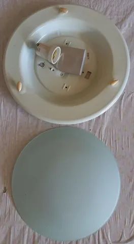 2 Luminárias de Vidro Teto