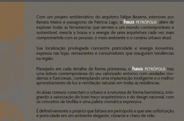 Apto 3/4 sendo 3 suítes no Edifício Haus Petrópolis de 95,32 m², 2 vagas por 854.000,00 - Foto 10