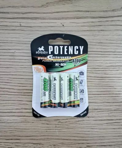 Promoção Pilhas Recarregaveis 4700mAh Novas 
