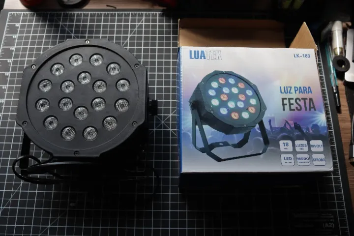 Canhão de Led DMX
