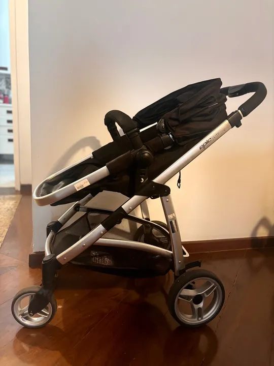 Carrinho de passeio com bebê conforto - Epic Lite Infanti - Foto 2