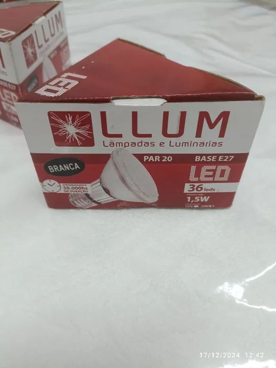 Lâmpada LED Branca E27 36 Leds 1,5W - Foto 5
