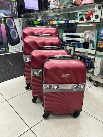 Kit Malas de viagem Rosa PMG Paraty