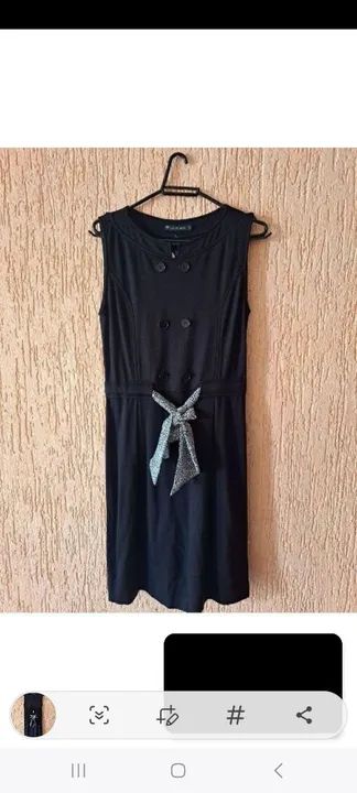 Vestido Preto le lis blanc