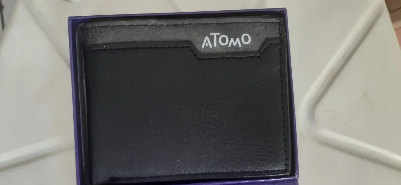 carteira masculina átomo - já é o menor preço - Foto 4