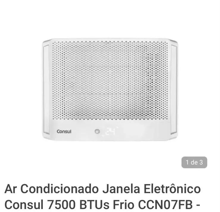 Ar Condicionado Janela Consul 7500 BTUs 220v