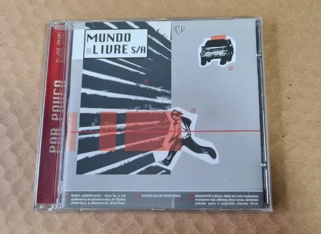 CD da banda Mundo Livre S A - Por Pouco