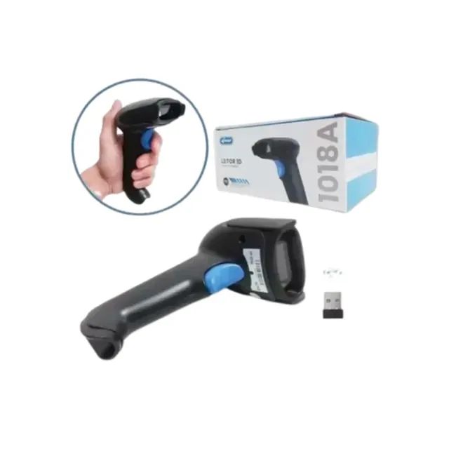 Leitor de Código de Barras Sem Fio Knup KP-1018A - WZetta - Foto 4