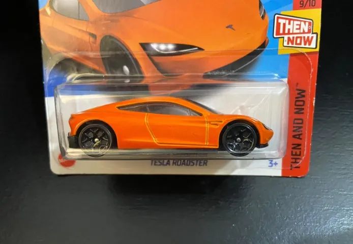 Hot Wheels Tesla Roadster - Then and Now - Track Stars - Mattel 1/64 - Foto 2