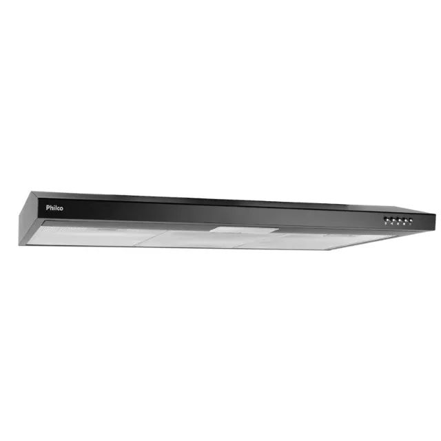 Depurador e Exaustor Philco 80cm PDR80P 3 Velocidades Preto 220V - Foto 3