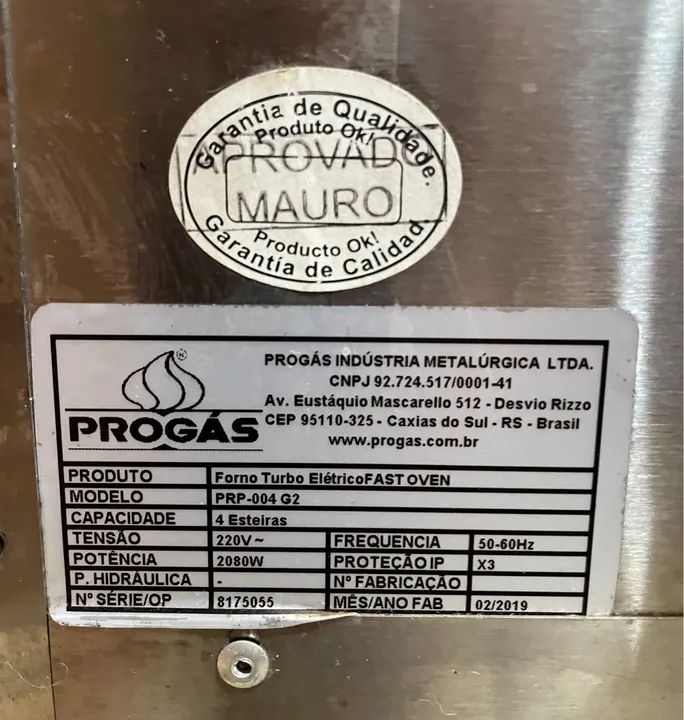 Forno elétrico turbo fast oven Progás PRP 004 G2 - Foto 3