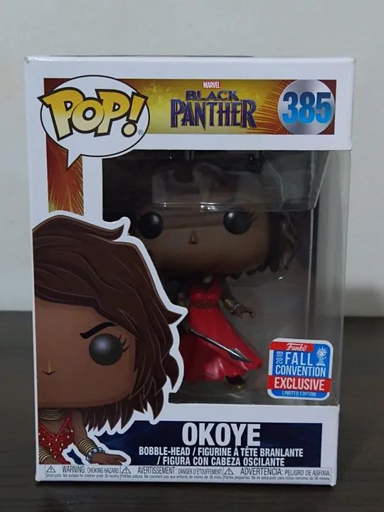 Funko Pop Okoye Red Dress 385 - Marvel - Black Panther - Pantera Negra